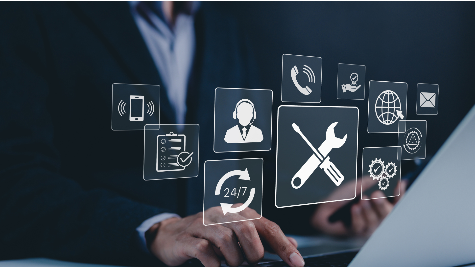 Industry IT solutions banner for healthcare, education, legal and more